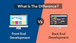 front end vs back end