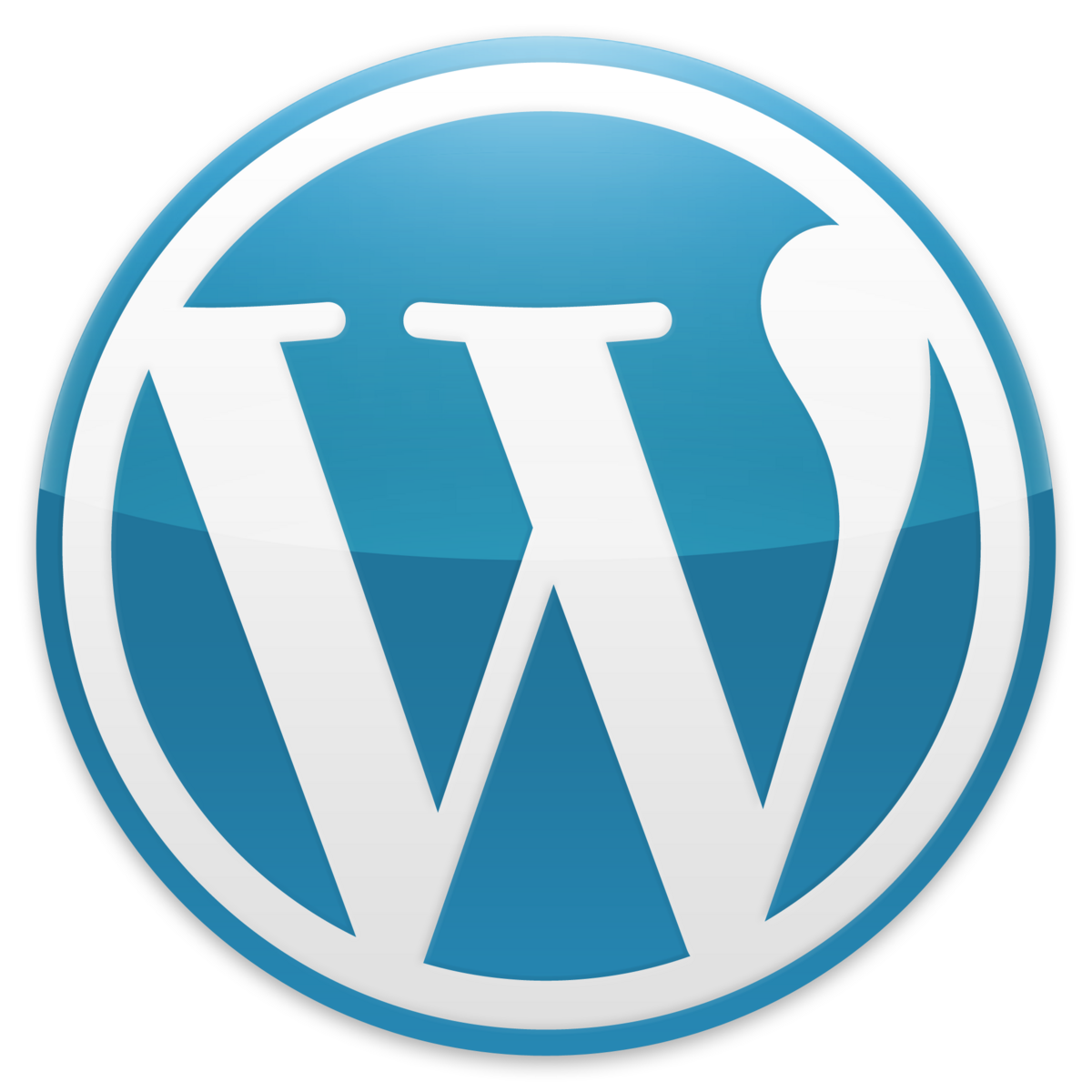 No Code Web Dev Course 5 Wordpress Blue logo